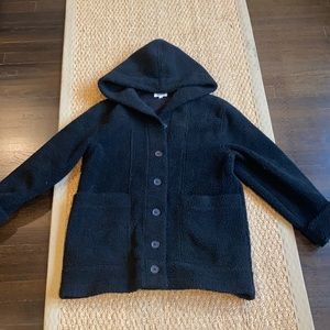 Woman’s Black Fuzzy cozy jacket